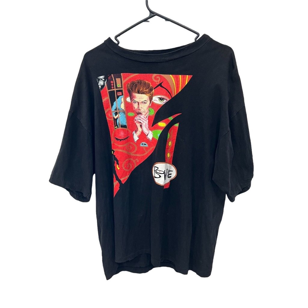 David Bowie Brockum 1990 Sound Vision Tour T Shirt Xl Single Stitch Made In Usa